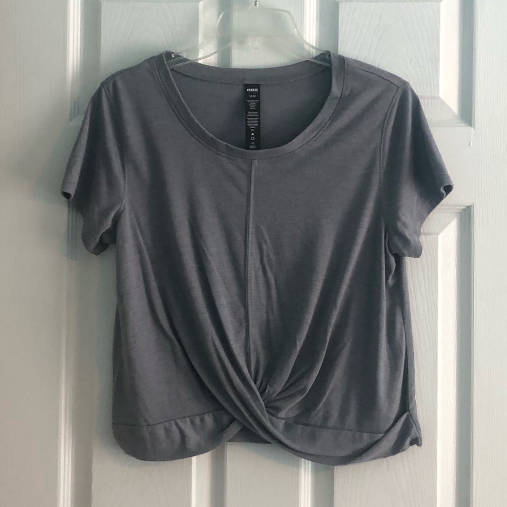 RDX Active short sleeve relaxed crop top
